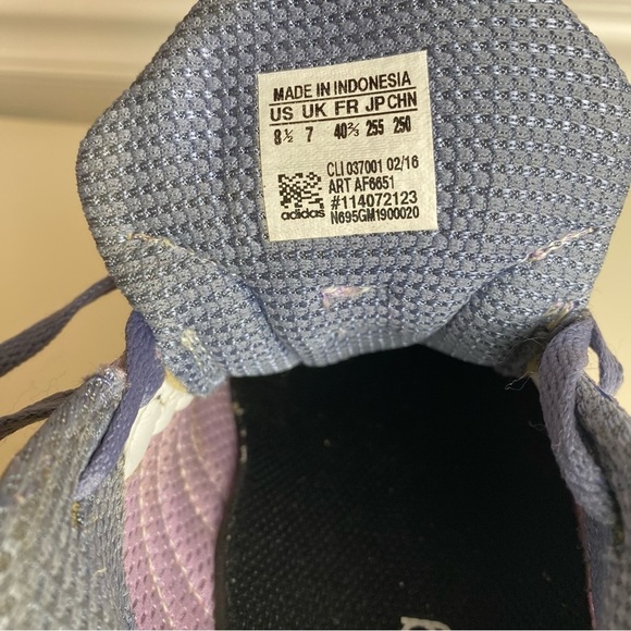 Adidas Turbo 3.1 Running Shoe Ladies 8.5 Purple AF6651‎ 114072123 - Picture 10 of 13